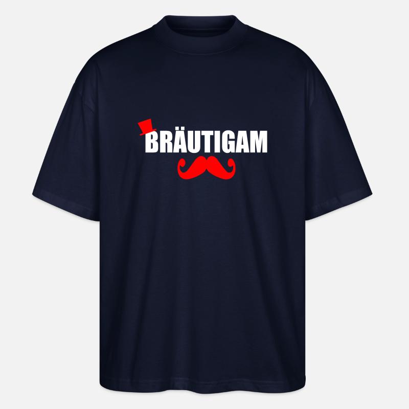 Bräutigam - Stanley/Stella Oversized Unisex Bio T-Shirt Blaster 2.0 - Navy