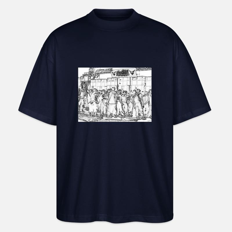 Soundsystem 2 - Stanley/Stella Oversized Unisex Bio T-Shirt Blaster 2.0 - Navy