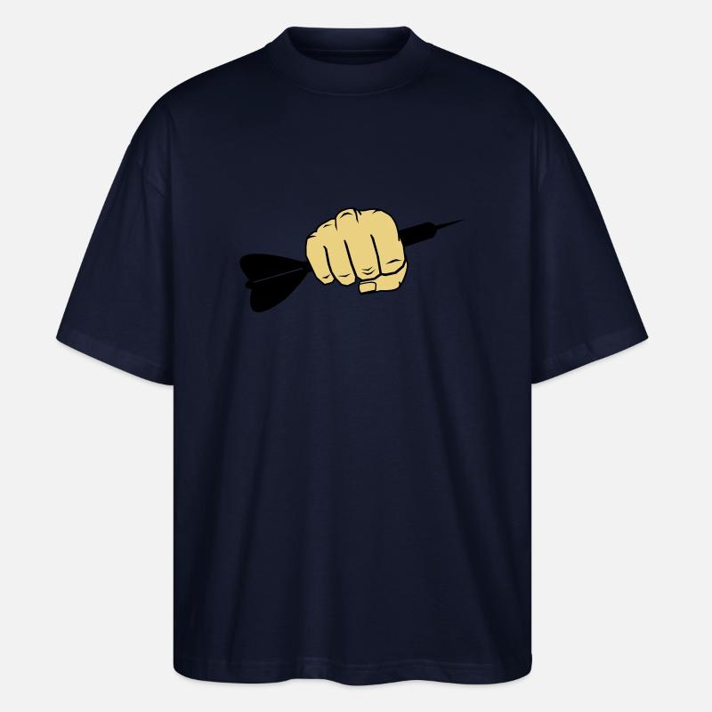 dart_faust_002 - Stanley/Stella Oversized Unisex Bio T-Shirt Blaster 2.0 - Navy