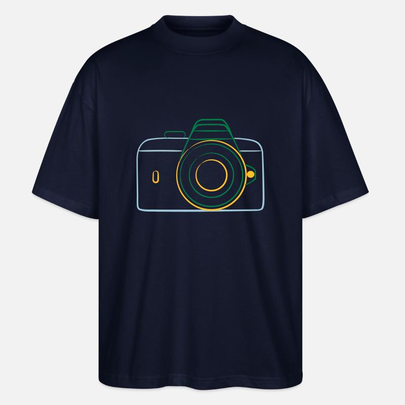 Camera de - Stanley/Stella Oversized Unisex Bio T-Shirt Blaster 2.0 - Navy