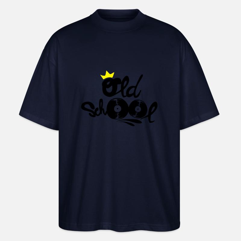 Old school - Stanley/Stella Oversized Unisex Bio T-Shirt Blaster 2.0 - Navy