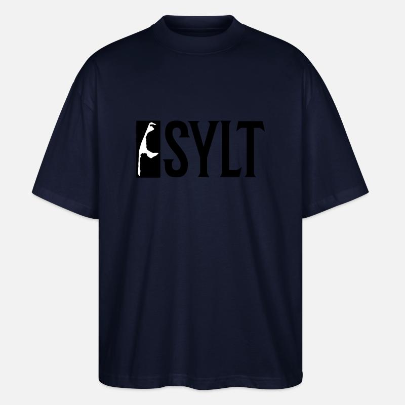 Sylt Urlaub - Stanley/Stella Oversized Unisex Bio T-Shirt Blaster 2.0 - Navy