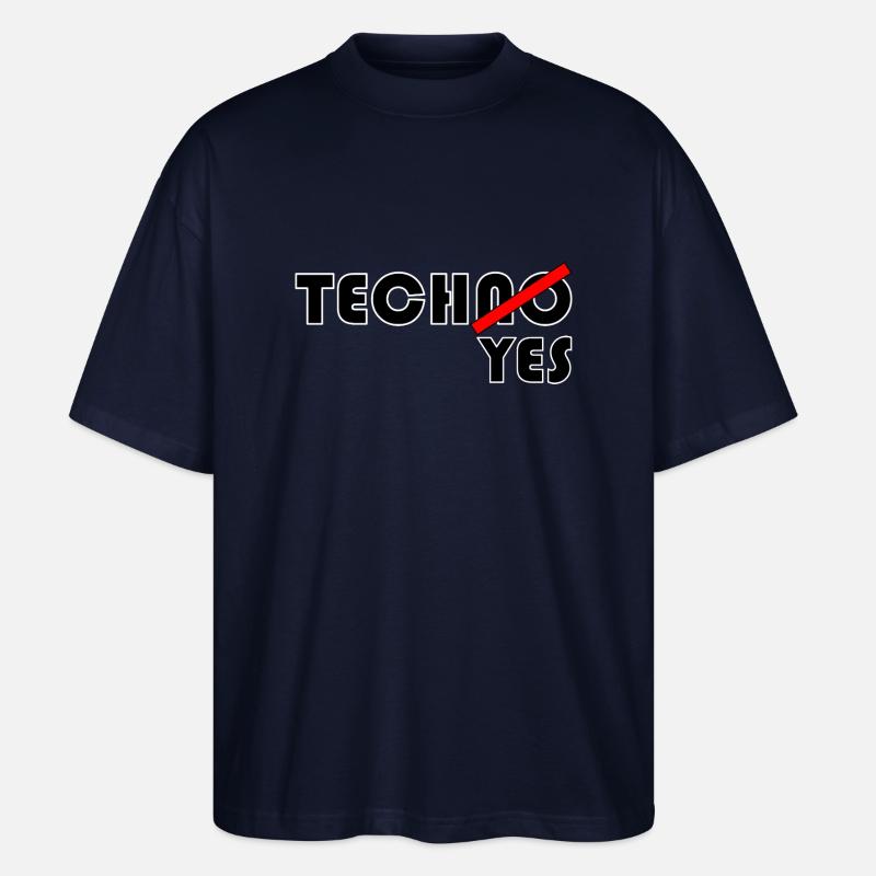 TechNO?YES! - Stanley/Stella Oversized Unisex Bio T-Shirt Blaster 2.0 - Navy