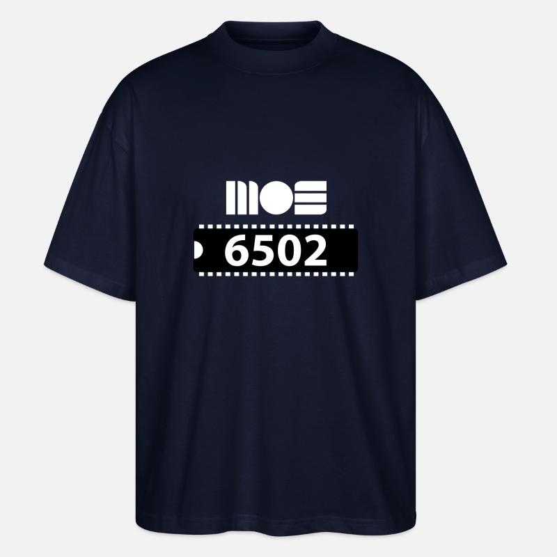MOS 6502 CPU Nerd - Stanley/Stella Oversized Unisex Bio T-Shirt Blaster 2.0 - Navy