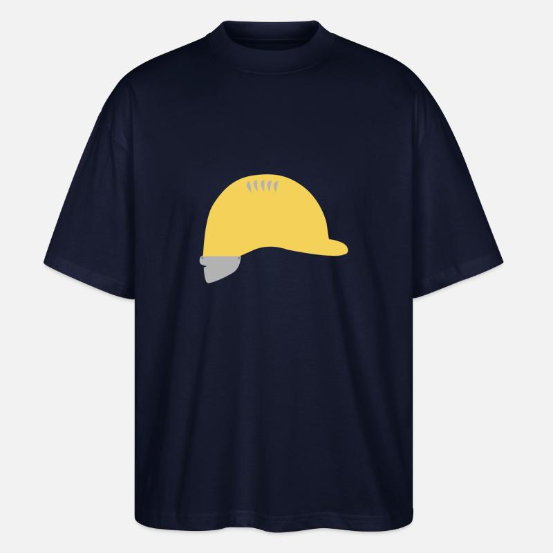 Bauarbeiterhelm - Stanley/Stella Oversized Unisex Bio T-Shirt Blaster 2.0 - Navy