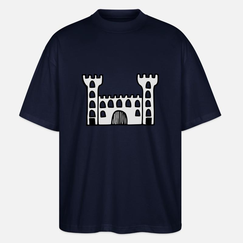 castle - T-shirt bio Blaster 2.0 coupe oversize Stanley/Stella Unisexe - marine