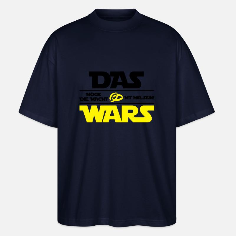 das_wars_02 - Stanley/Stella Oversized Unisex Bio T-Shirt Blaster 2.0 - Navy
