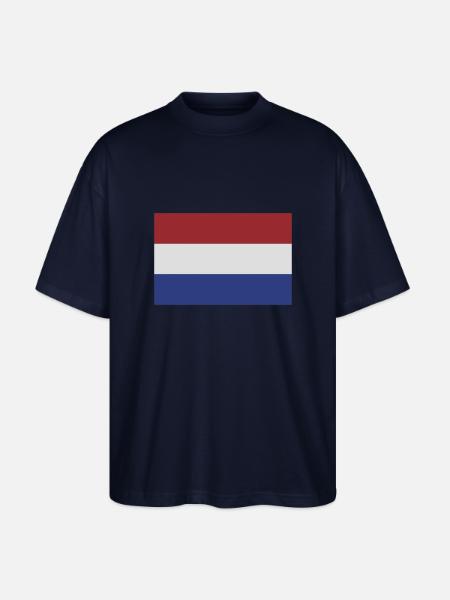 niederlande - Stanley/Stella Oversized Unisex Organic T-shirt Blaster 2.0 - navy