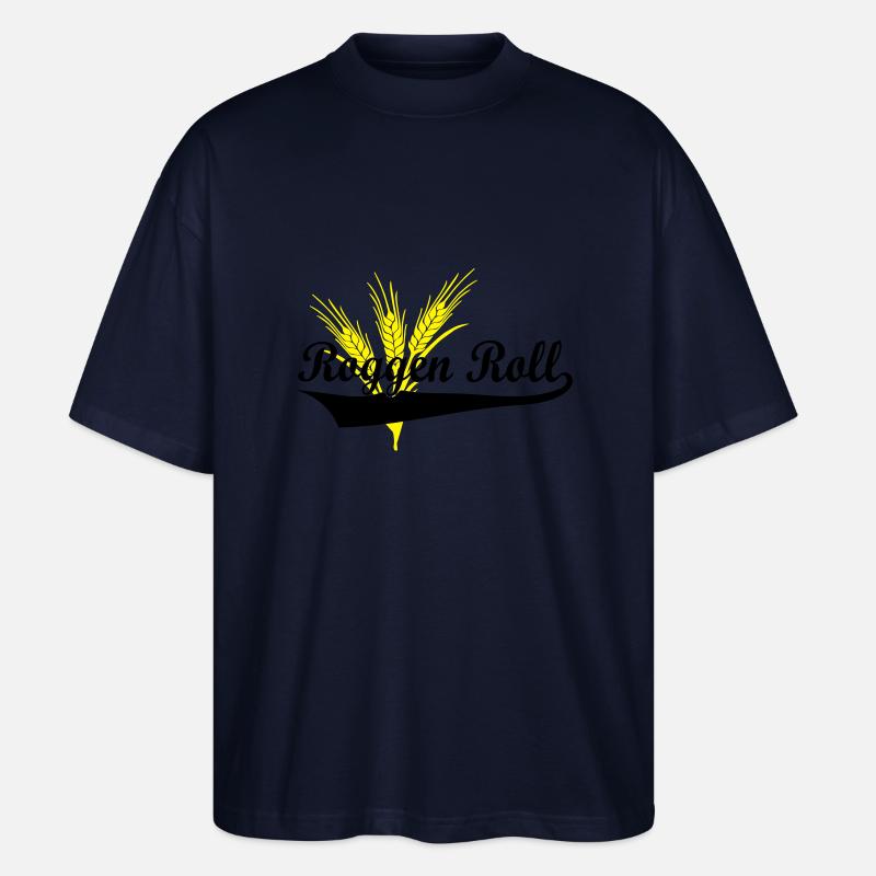Roggen Roll - Stanley/Stella Oversized Unisex Bio T-Shirt Blaster 2.0 - Navy