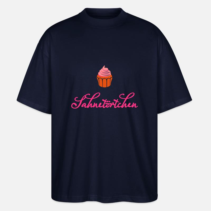 Sahnetörtchen - Stanley/Stella Oversized Unisex Bio T-Shirt Blaster 2.0 - Navy