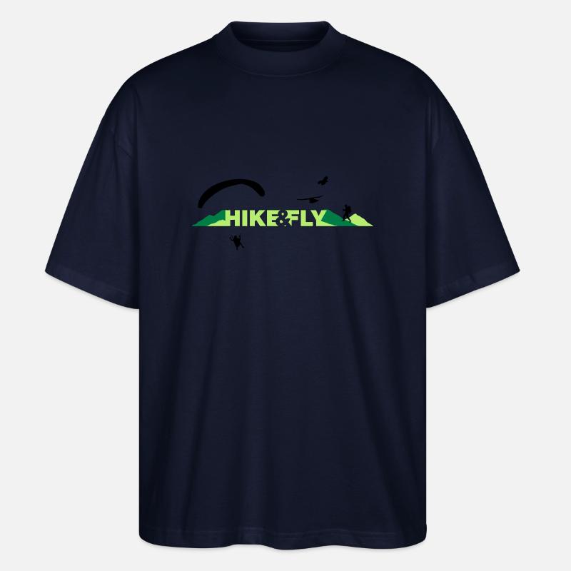 Hike Fly - Stanley/Stella Oversized Unisex Bio T-Shirt Blaster 2.0 - Navy