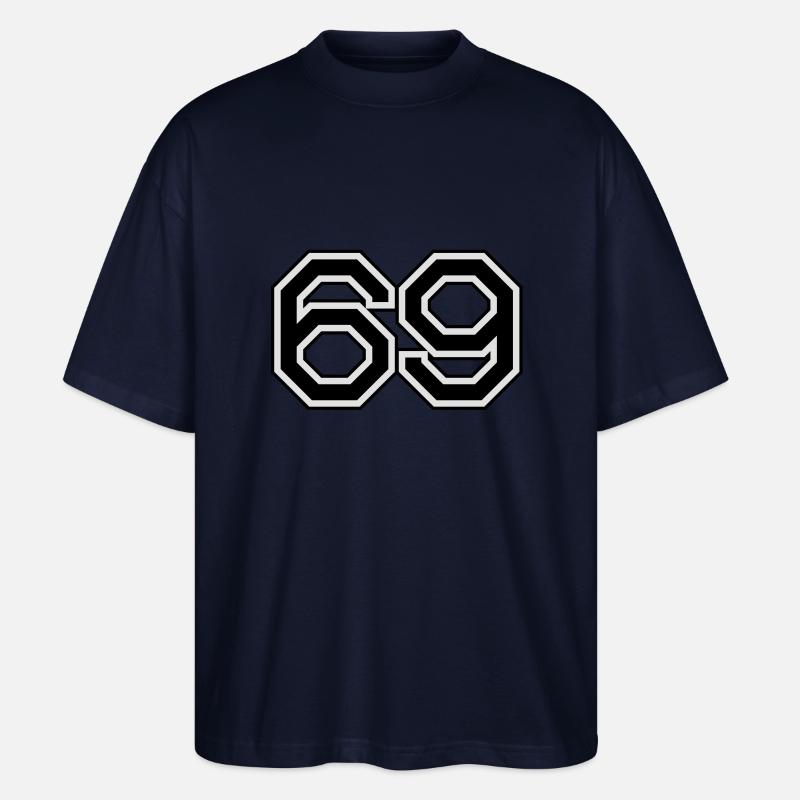 Year 69 - Stanley/Stella Oversized Unisex Bio T-Shirt Blaster 2.0 - Navy
