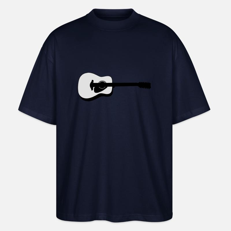guitare - T-shirt bio Blaster 2.0 coupe oversize Stanley/Stella Unisexe - marine