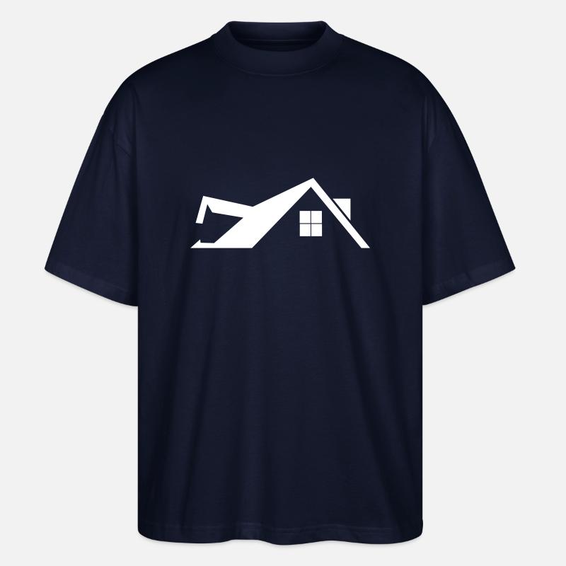 roof - Stanley/Stella Oversized Unisex Bio T-Shirt Blaster 2.0 - Navy