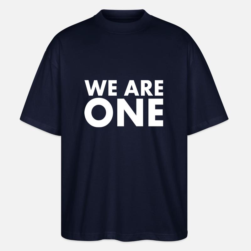 We are one - Stanley/Stella Oversized Unisex Bio T-Shirt Blaster 2.0 - Navy