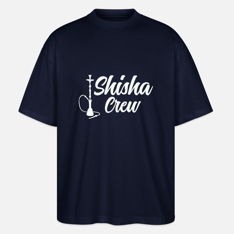 Équipage de la chicha - T-shirt bio Blaster 2.0 coupe oversize Stanley/Stella Unisexe - marine