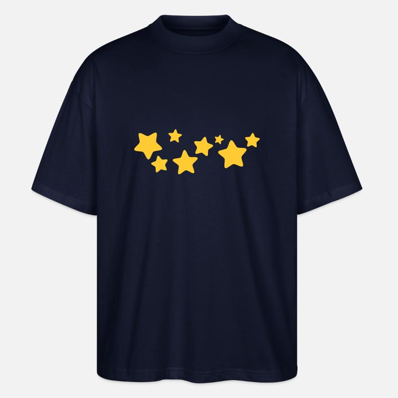 sterne 1 - Stanley/Stella Oversized Unisex Bio T-Shirt Blaster 2.0 - Navy