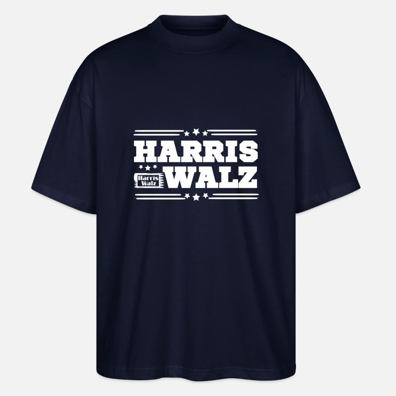Harris Walz - Stanley/Stella Oversized Unisex Bio T-Shirt Blaster 2.0 - Navy