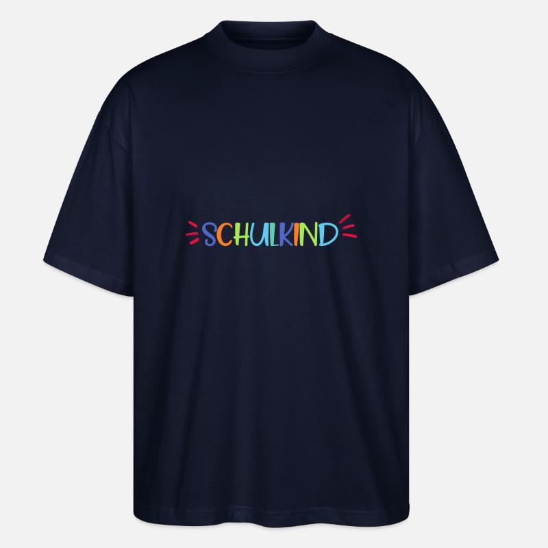 Schulkind - Stanley/Stella Oversized Unisex Bio T-Shirt Blaster 2.0 - Navy