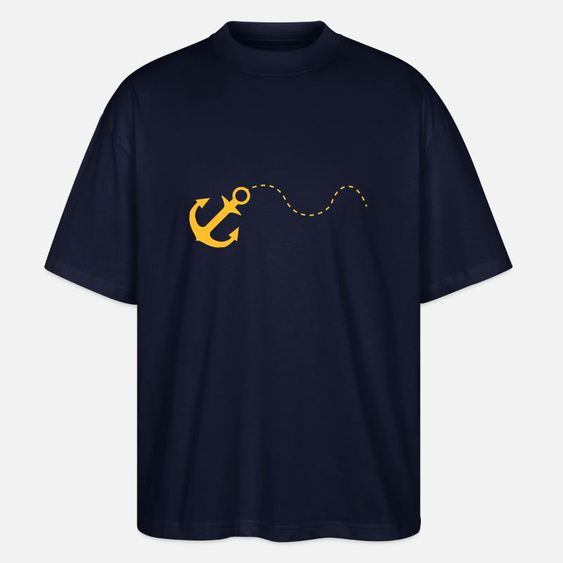 anker - Stanley/Stella Oversized Unisex Bio T-Shirt Blaster 2.0 - Navy