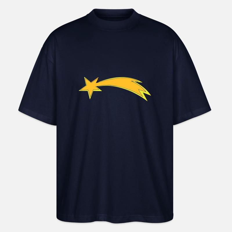 christmas star - Stanley/Stella Oversized Unisex Bio T-Shirt Blaster 2.0 - Navy