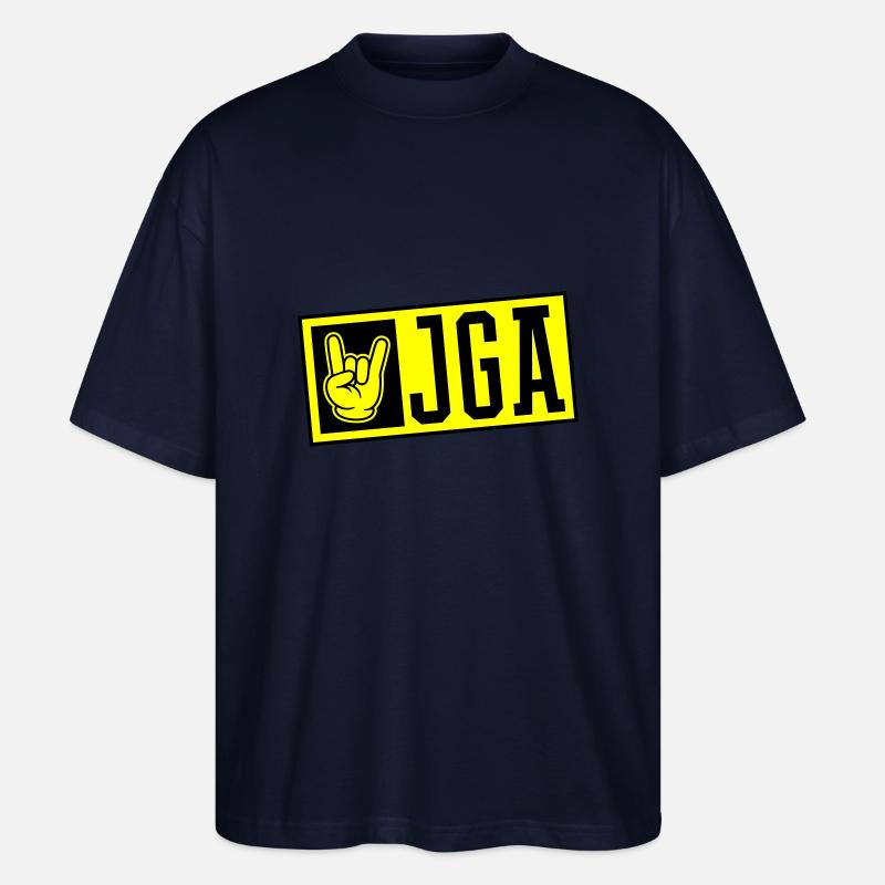 Jga Junggesellenabschied - Stanley/Stella Oversized Unisex Bio T-Shirt Blaster 2.0 - Navy
