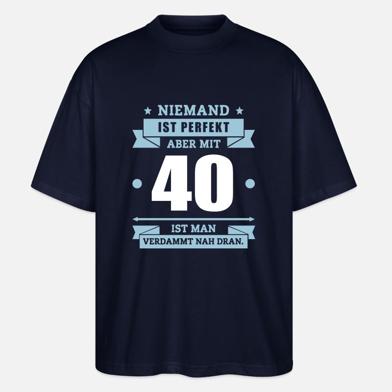 Funshirt 40 - Stanley/Stella Oversized Unisex Bio T-Shirt Blaster 2.0 - Navy