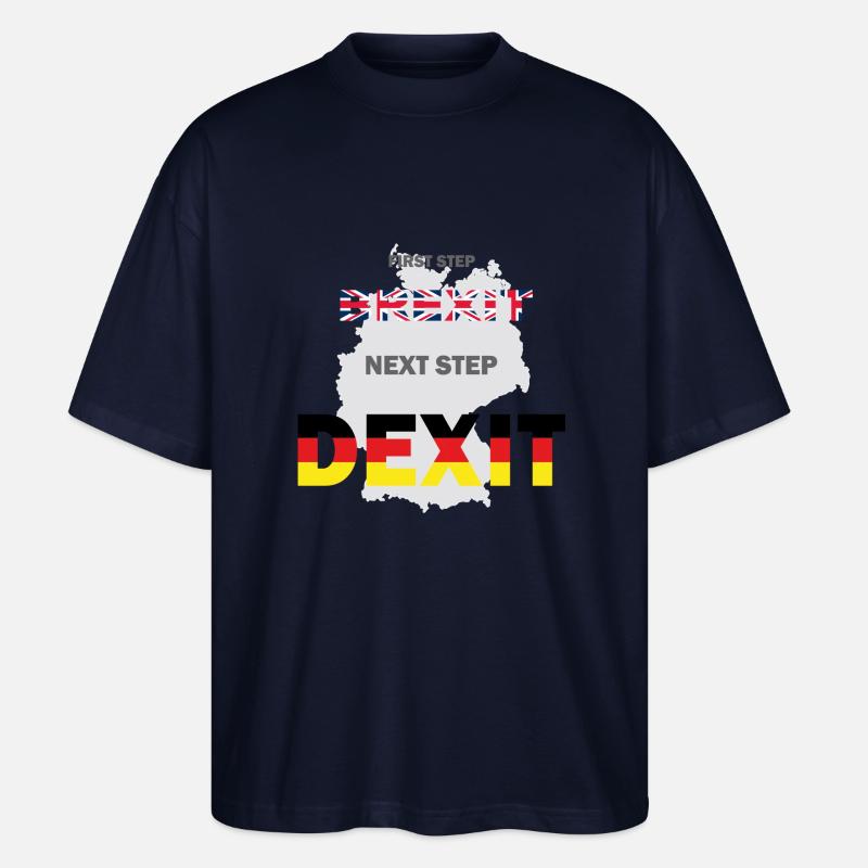 DEXIT - T-Shirt - Stanley/Stella Oversized Unisex Bio T-Shirt Blaster 2.0 - Navy