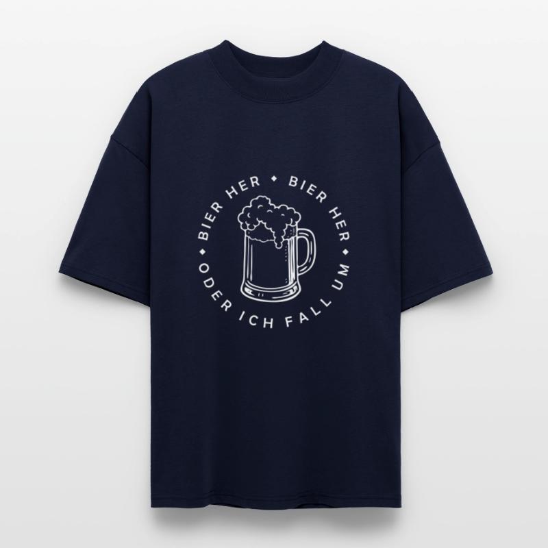 Bees here - Oder ich fall um! Stanley/Stella Oversized Unisex Organic T-shirt Blaster 2.0