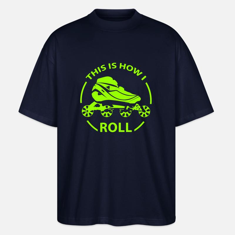 Inline Skating - Stanley/Stella Oversized Unisex Bio T-Shirt Blaster 2.0 - Navy