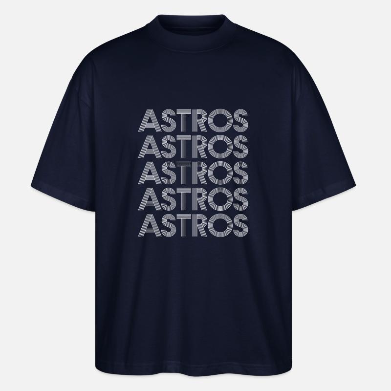 Astros - Stanley/Stella Oversized Unisex Bio T-Shirt Blaster 2.0 - Navy