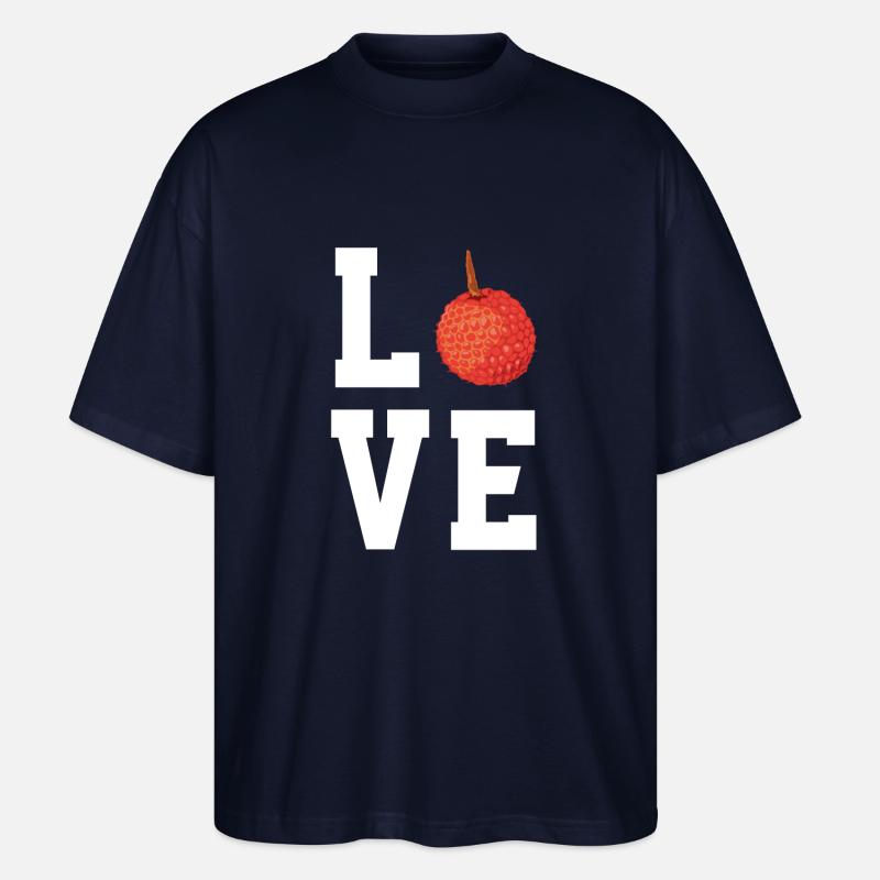 Litschi - Stanley/Stella Oversized Unisex Bio T-Shirt Blaster 2.0 - Navy
