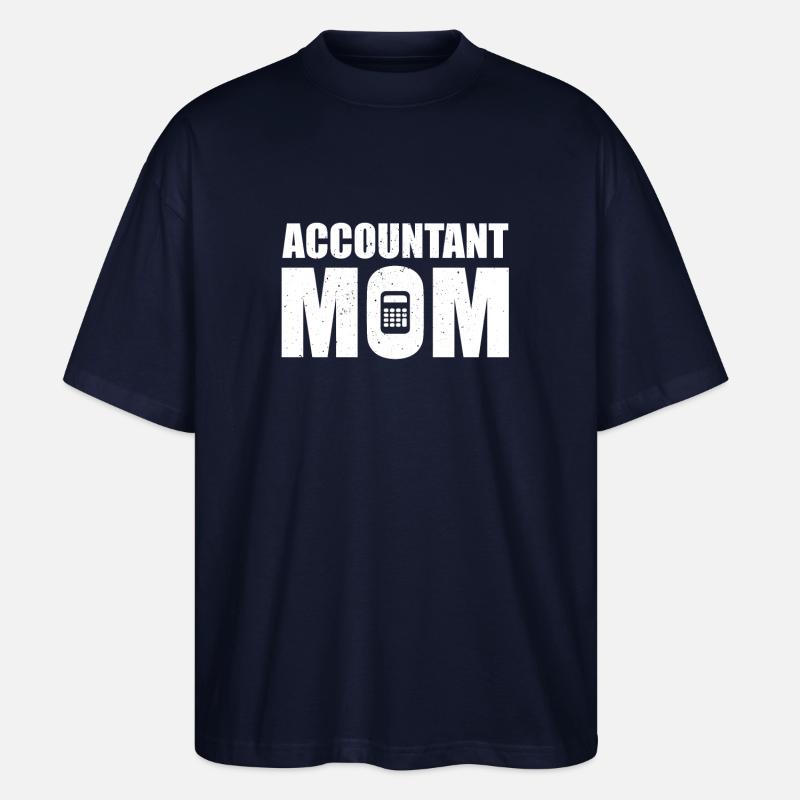 Comptable Maman Outfit Comptabilité fiscale - T-shirt bio Blaster 2.0 coupe oversize Stanley/Stella Unisexe - marine