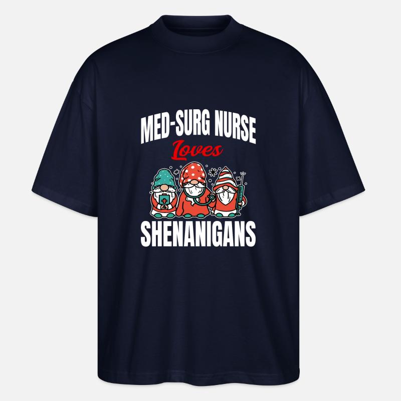 Conception médico-chirurgicale de la Saint-Patrick - T-shirt bio Blaster 2.0 coupe oversize Stanley/Stella Unisexe - marine