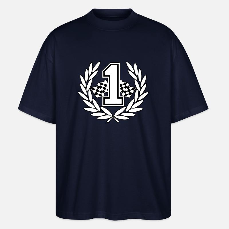 Racing team number one - T-shirt bio Blaster 2.0 coupe oversize Stanley/Stella Unisexe - marine