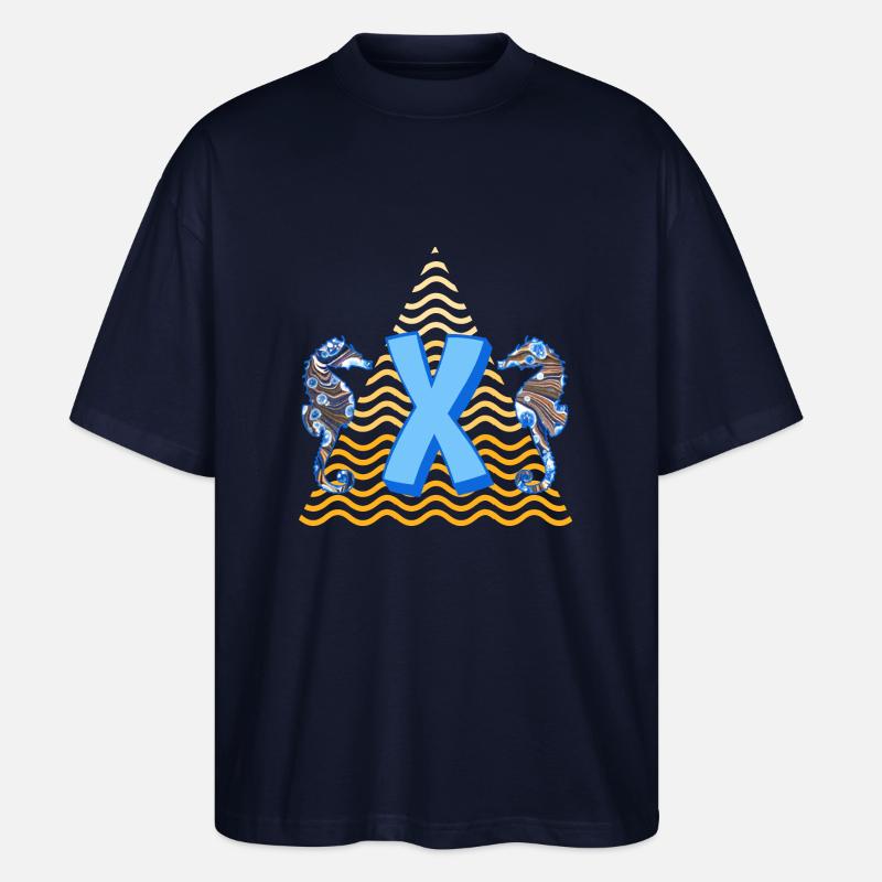 Hippocampe E 262 X - T-shirt bio Blaster 2.0 coupe oversize Stanley/Stella Unisexe - marine