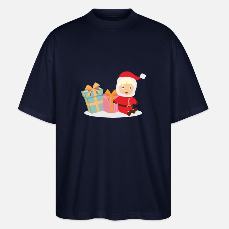 Baby geschenke - Stanley/Stella Oversized Unisex Bio T-Shirt Blaster 2.0 - Navy