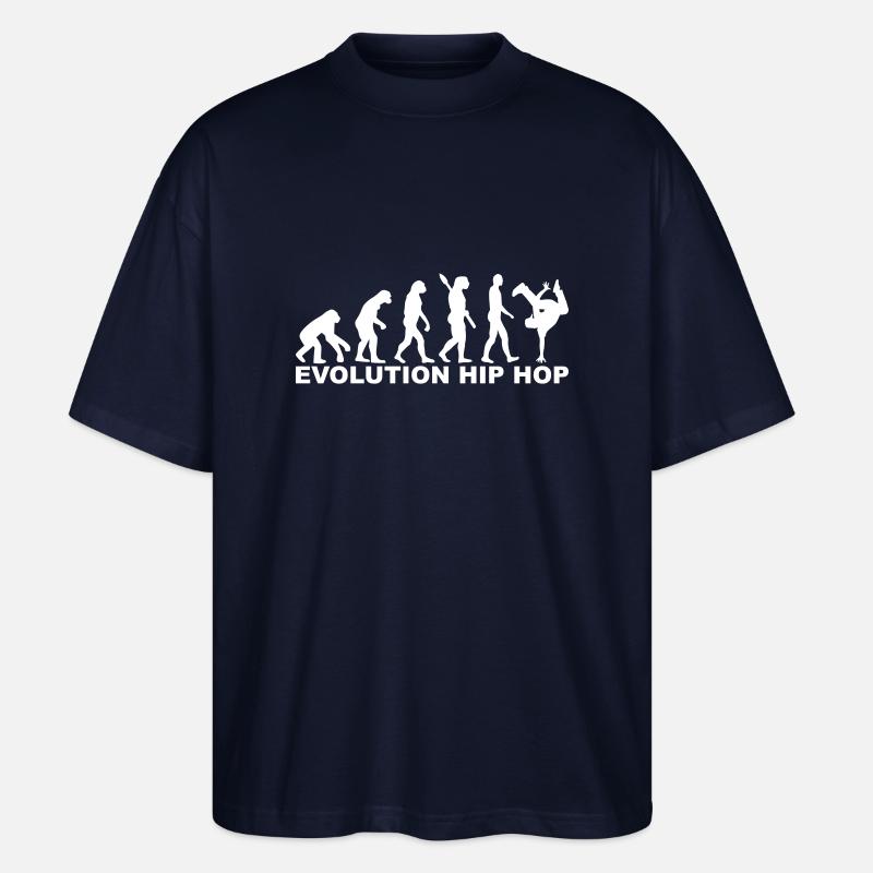 Evolution Hip Hop - T-shirt bio Blaster 2.0 coupe oversize Stanley/Stella Unisexe - marine