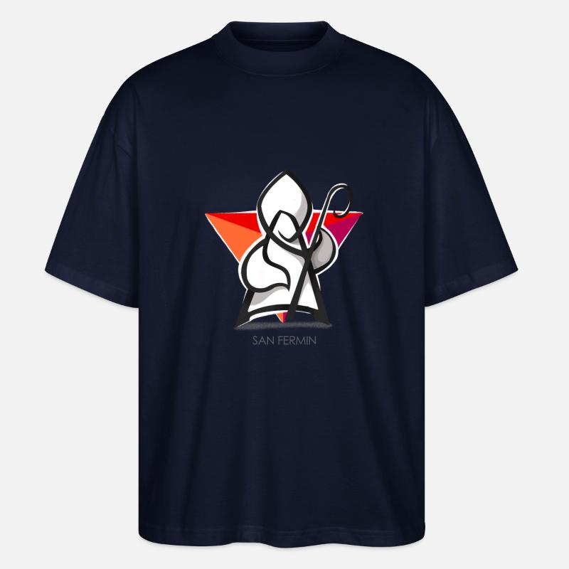 sanfermin2 - Stanley/Stella Oversized Unisex Bio T-Shirt Blaster 2.0 - Navy