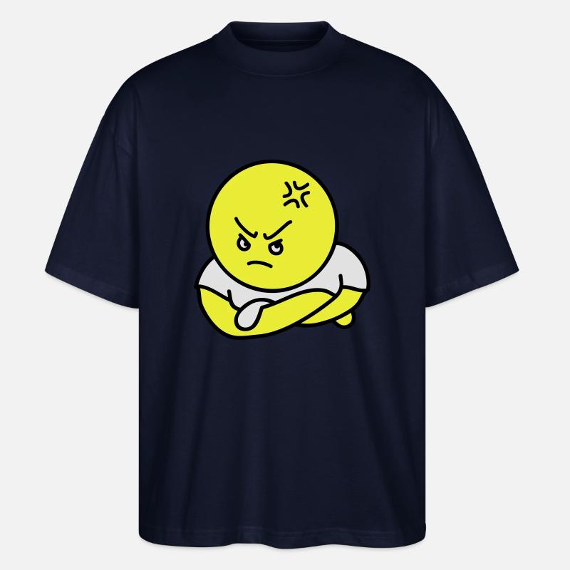 Offended Toon - Stanley/Stella Oversized Unisex Bio T-Shirt Blaster 2.0 - Navy