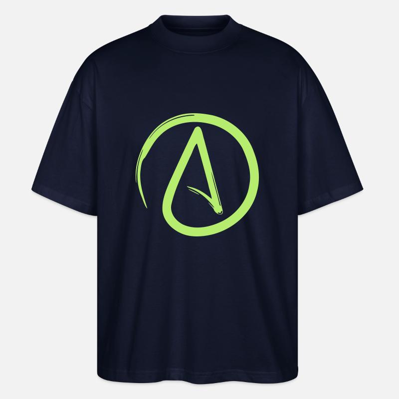 Atheist - Stanley/Stella Oversized Unisex Bio T-Shirt Blaster 2.0 - Navy