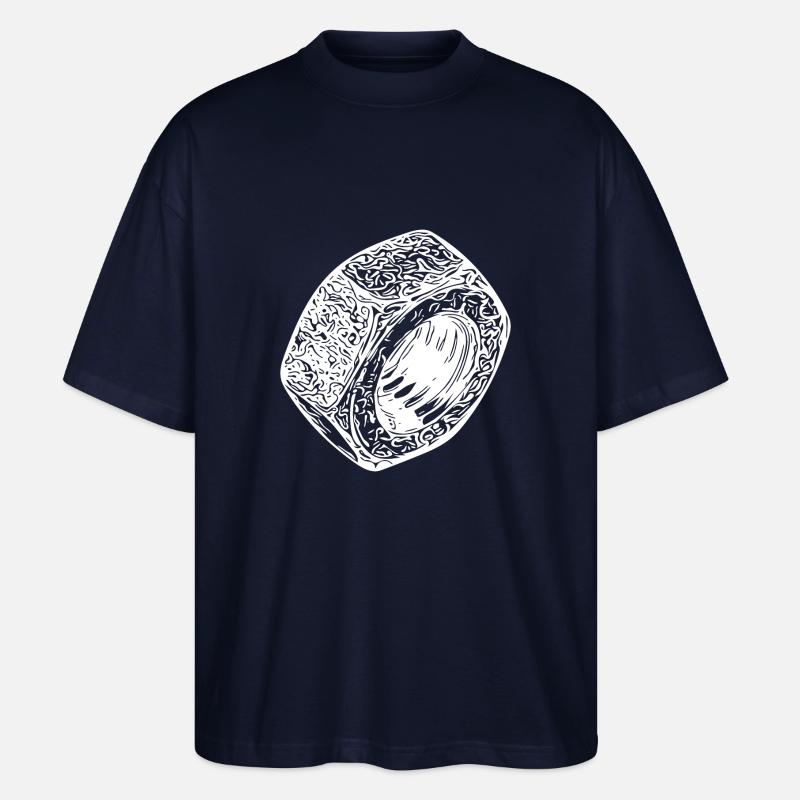 Schraubenmutter heller Oberfläche - Stanley/Stella Oversized Unisex Bio T-Shirt Blaster 2.0 - Navy