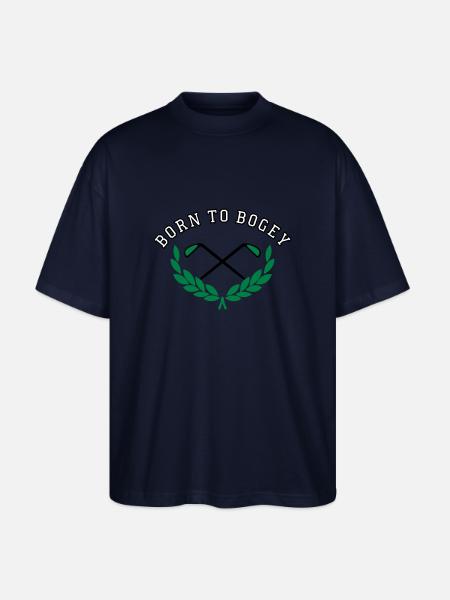 Né à Bogey - T-shirt bio Blaster 2.0 coupe oversize Stanley/Stella Unisexe - marine