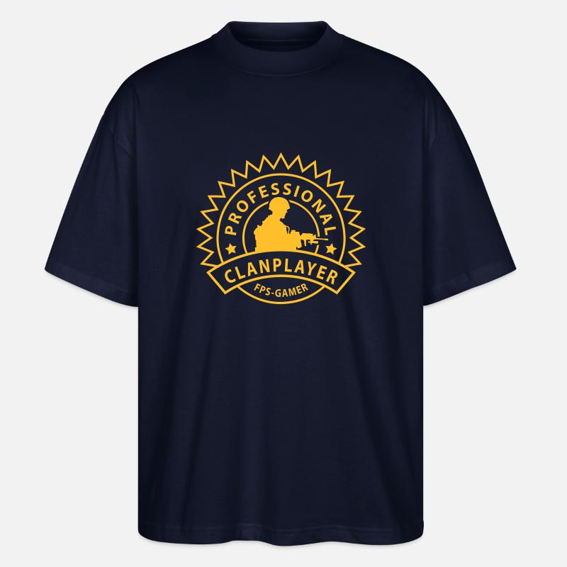 klan - Stanley/Stella Oversized Unisex Bio T-Shirt Blaster 2.0 - Navy