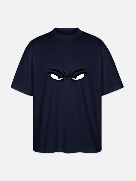 Evil eye - Stanley/Stella Oversized Unisex Organic T-shirt Blaster 2.0 - navy