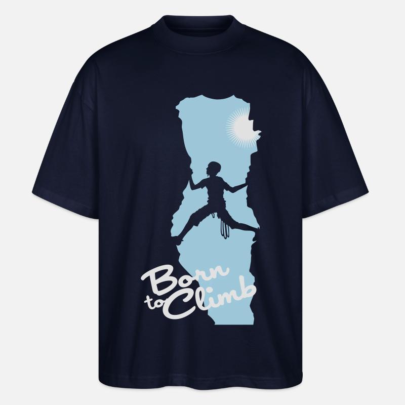 Erklettern flex - Stanley/Stella Oversized Unisex Bio T-Shirt Blaster 2.0 - Navy