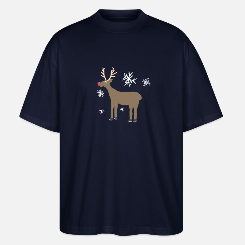 Rentier - Stanley/Stella Oversized Unisex Bio T-Shirt Blaster 2.0 - Navy