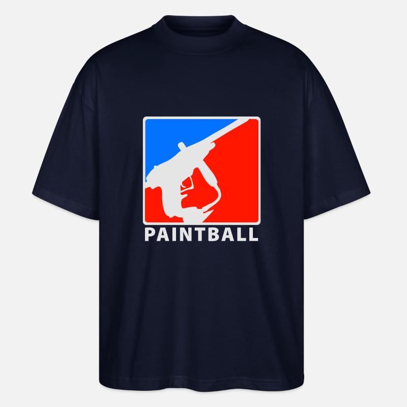 PAINTBALL - Stanley/Stella Oversized Unisex Bio T-Shirt Blaster 2.0 - Navy