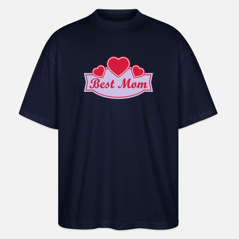 Best Mom - Stanley/Stella Oversized Unisex Bio T-Shirt Blaster 2.0 - Navy