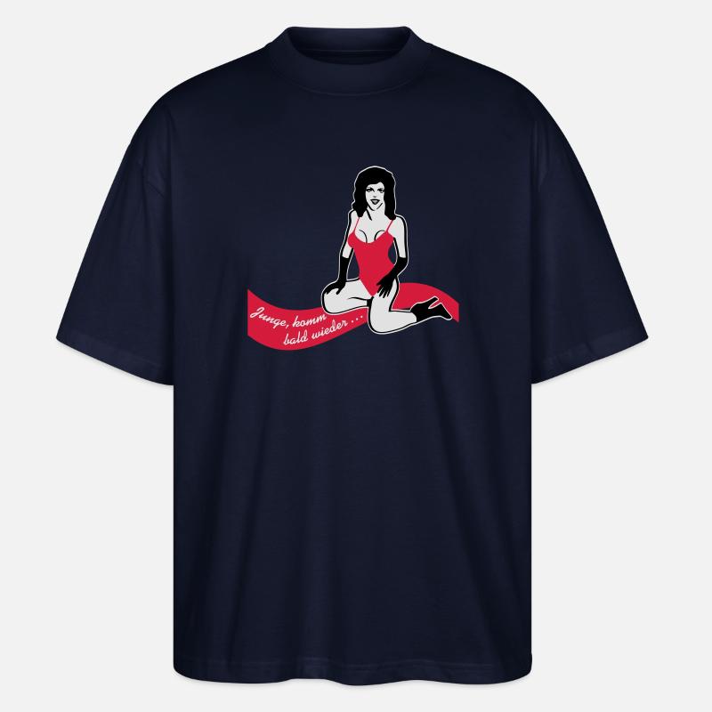 Hamburg - Stanley/Stella Oversized Unisex Bio T-Shirt Blaster 2.0 - Navy
